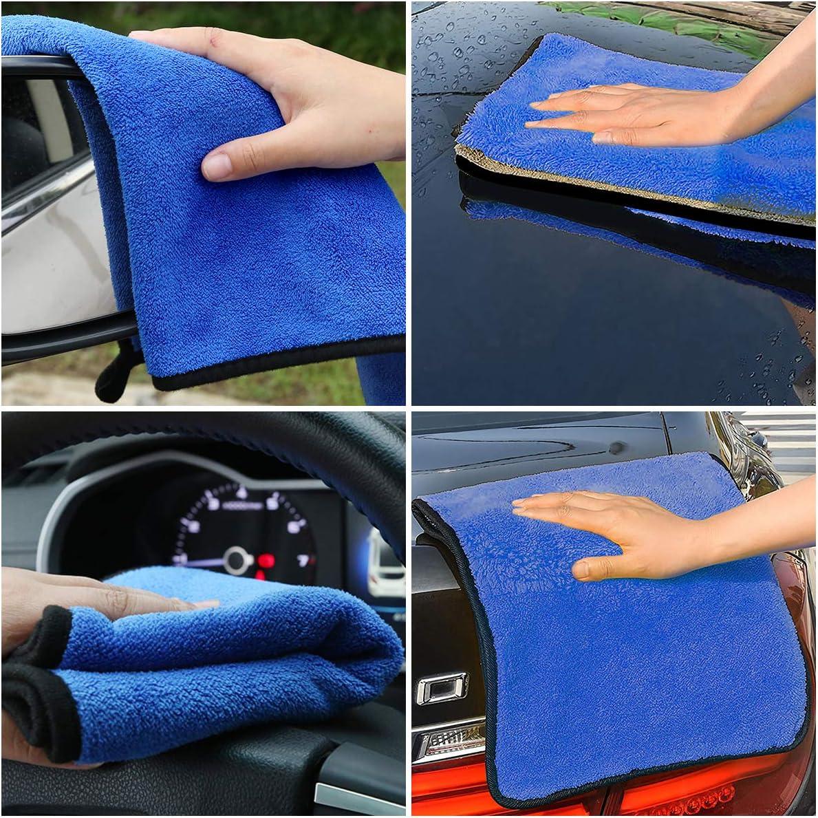 Premium Mikrofaser Tuch auf Auto
