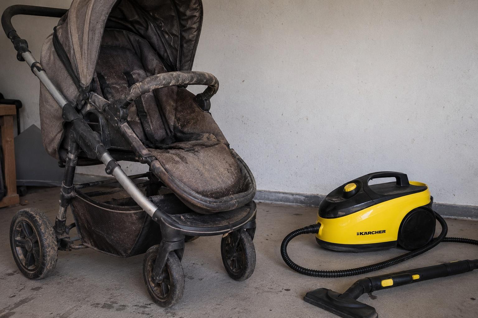Schmutzer Kinderwagen