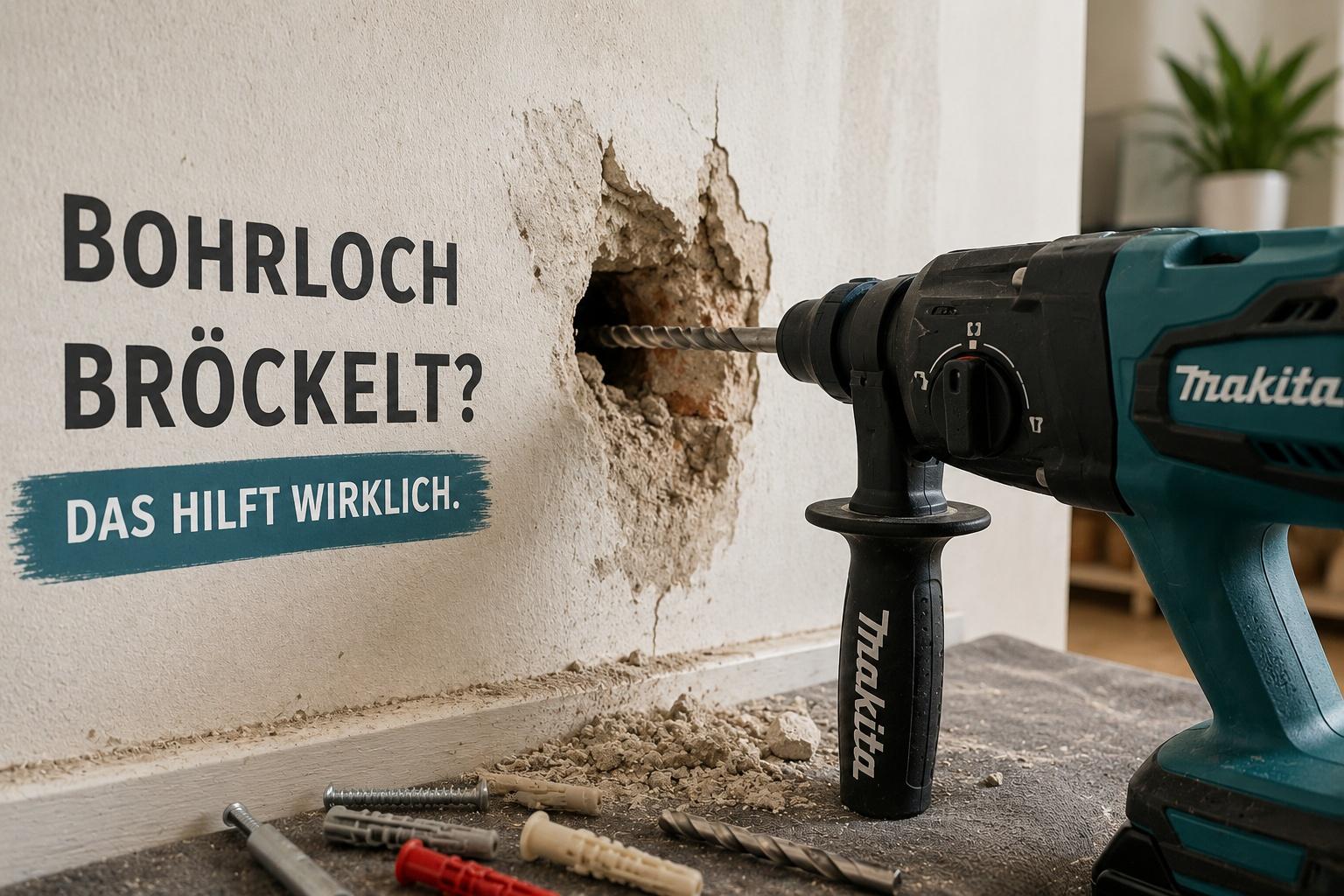 Bohrloch das broeckelt