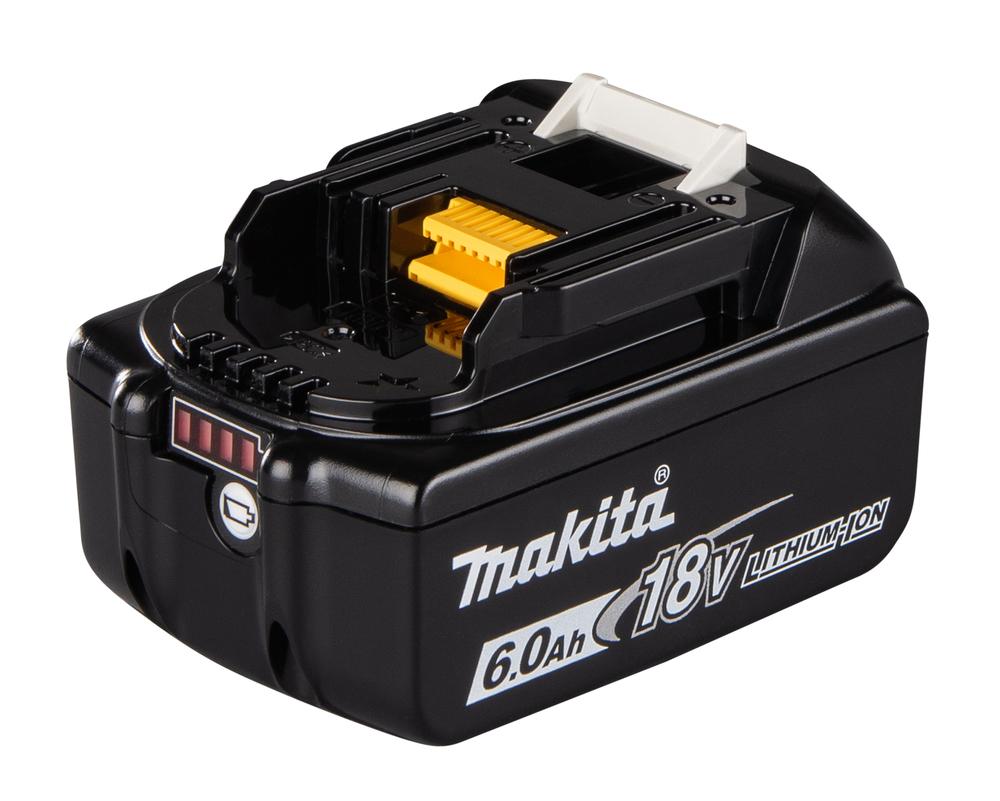 Makita BL1860B 18V 6,0Ah Li-Ionen Akku von der Seite