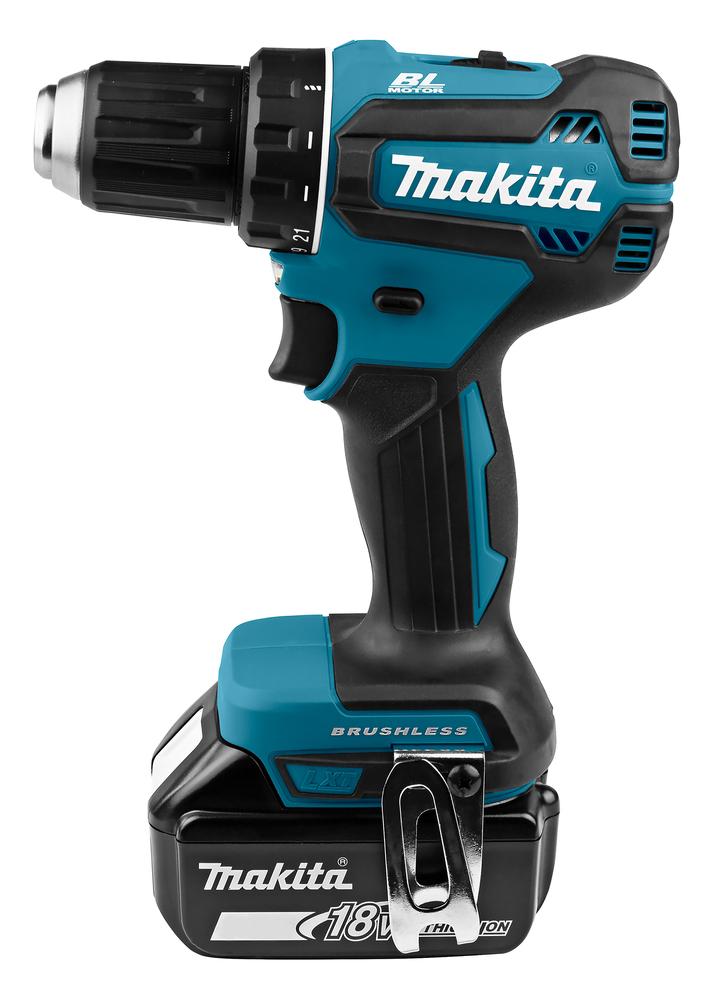Makita DHP484 Akku-Bohrschrauber 18,0 V von links