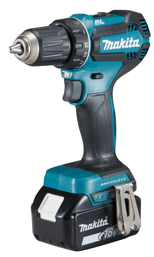 Makita DHP484 Akku-Bohrschrauber 18,0 V von der Seite