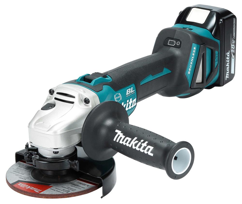 Miete den Makita Akku-Winkelschleifer DGA513 von Vorne