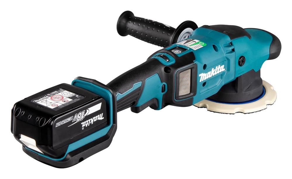 Makita Akku Poliermaschine von Hinten