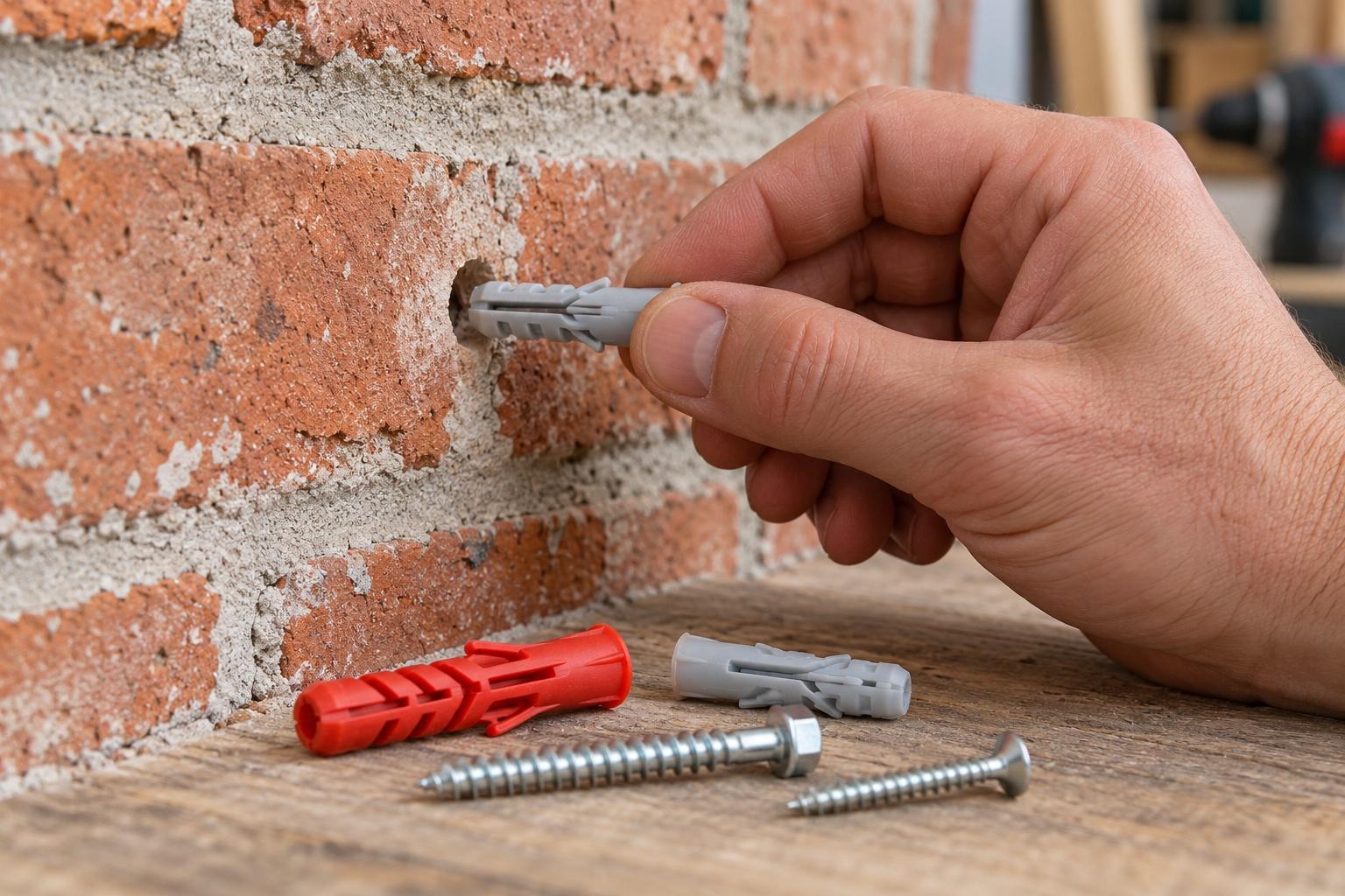 Titelbild: Wand bröselt beim Bohren