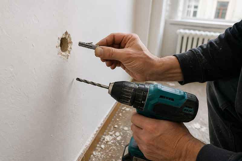 Heimwerker macht zu grosses Loch